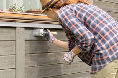 Painting Siding of a Home